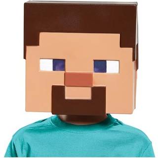 Forkl?d b?rn Minecraft Steve Vacuform Mask Standard Natural Natural