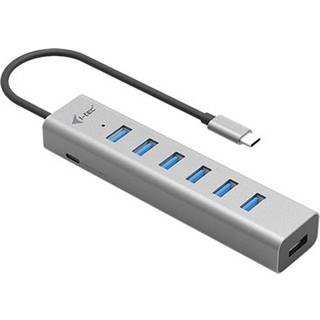 I-tec C31hubmetal703 Interface Hub Usb 3.2 Gen 1 (3.1 Gen 1) Type-c 5000 Mbit/s Grå Usb 3.2 Gen 1 (3.1 Gen 1) Type-c Usb 3.2 Gen 1 (3.1 Gen 1) Type-a