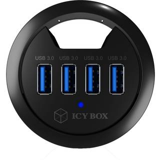 ICY BOX in-desk 4 ports USB 3.0 hub