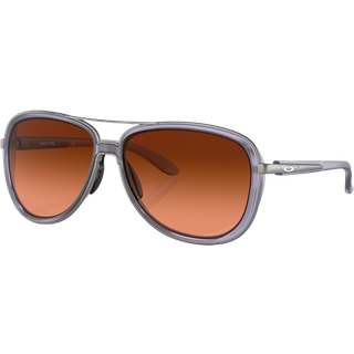 Oakley Kvinde OO4129 SPLIT TIME 412926 Solbriller Metal Violet Brun Rund Normal Skygge