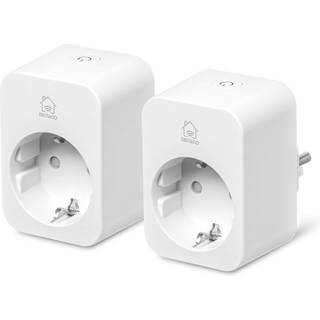 Deltaco SMART HOME smart plug with energy monitoring 16A 2-pack