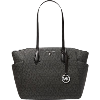 MK Marilyn Medium Logo Tote Bag - Black - Michael Kors - ONE SIZE