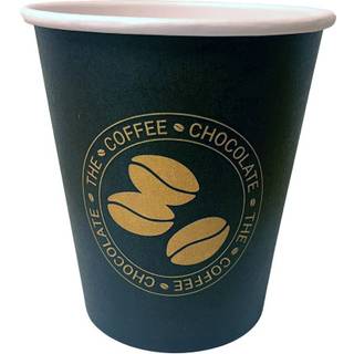 VTK Kaffebæger 24 cl/8 oz Sort, 100 stk Ø80 H89 mm