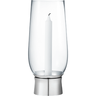 Georg Jensen Lumis Lysestage med glasskærm