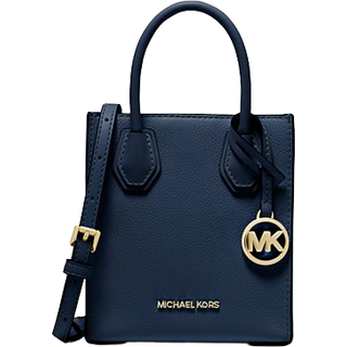 MK Mercer Extra-Small Pebbled Leather Crossbody Bag - Blue - Michael Kors - ONE SIZE