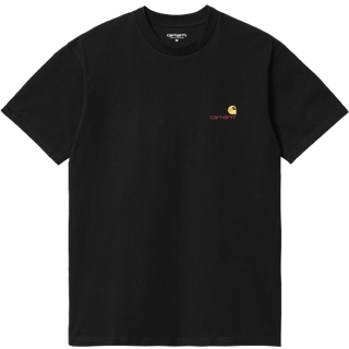 T-shirt Carhartt WIP S/S American UNISEX Script T-Shirt Black XL - Black - XL