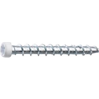 Grabber CTX40VITC Betonskrue til lister & sokler 4,5 x 40 mm, hvid pakke med 100