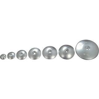 Zinkanode Tecnoseal, til ror, 0.44 kg, Ø8.5 mm/Ø90 mm