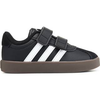 VL Court 3.0 Skateboarding Kids sko - Core Black / Cloud White / Core Black - 23 1/2