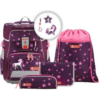 Schulrucksack Space Set 5tlg. Unicorn Nuala Beere