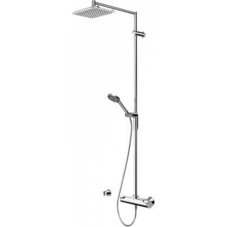 Oras Optima Rain komplet brusesystem med termostat i krom