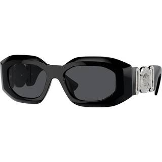 Versace Mand VE4425U 542287 Solbriller Injiceret Sort Grå Geometrisk Normal
