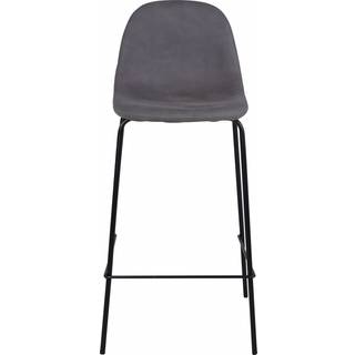 Venture Design Polar barstol Grå/sort Textil/svart