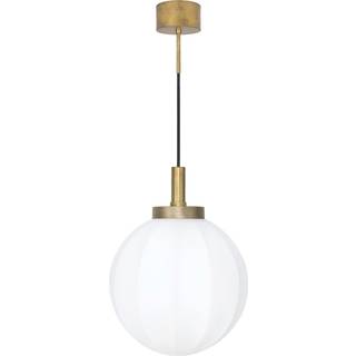 Konsthantverk Klyfta Pendel Rå / 30 Cm - Loftslamper Messing Opal - 3473-6