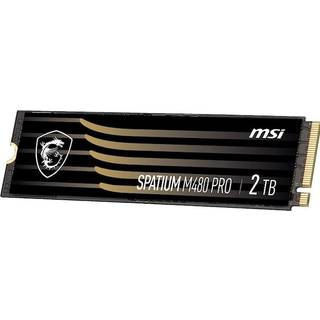MSI Spatium M480 PRO SSD - 2TB - Uden køleprofil - M.2 2280 - PCIe 4.0