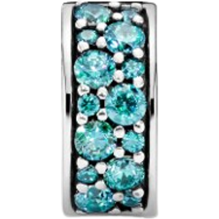 Pandora Charm - Türkisfarbener Pave Glanz - 791817MCZ - grün