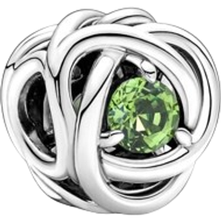 Pandora August Eternity Birthstone Charm - Green