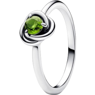 Pandora August Birthstone Eternity Circle Ring - 48 - Green
