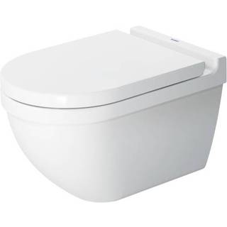 Starck 3 vægtoilet med åben skylle-rand og sæde INKL. Softclose Duravit