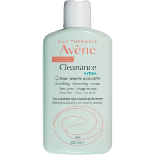 Avène Cleanance Hydra Lindrende rensecreme Til hud som er blevet tør og irriteret efter medicinsk aknebehandling 200 ml - 200 ml