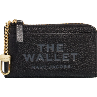 The Leather Top Zip Multi Pung, Black