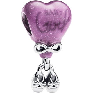 Pandora Charm - Farbwechselndes Gender Reveal Mädchen Charm - 793238C01 - blau
