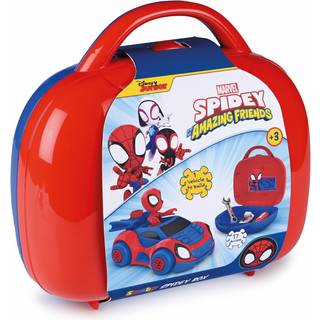 Smoby Spidey and his Amazing Friends værktøjskasse med legetøjsbil