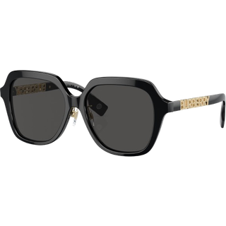 Burberry BE4389F JONI Asian Fit 300187 55 Solbriller Kvinder Black - Black - 55mm