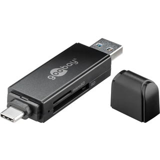 USB-C 2.0/USB-A 3.0 kortlæser (SD/SDHC/SDXC/microSD)