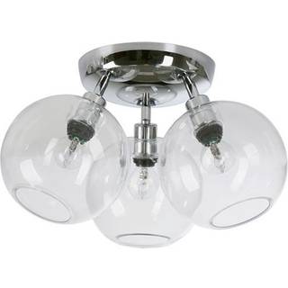 Gloria Plafond - Ø33 - Sort Struktur/Klart Glas - Belid