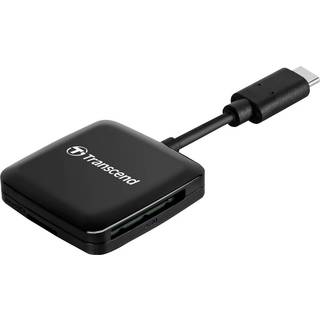 Transcend SD/microSD Card Reader, Type C, USB 3.2 Gen.1 black
