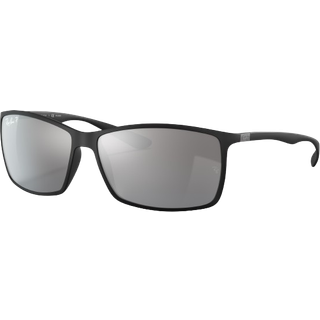 Ray - Ban Mand RB4179 LITEFORCE 601S82 Solbriller Injiceret Sort Sølv Firkantet Polariseret