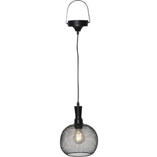 Star trading - Solarcellebelysning - Solcelledekoration sollys - sort - 25 cm