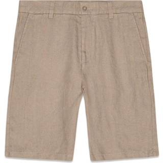 NN07 Crown Linen Shorts Greige