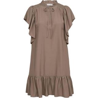 Co'couture kjole - Tora Frill walnut