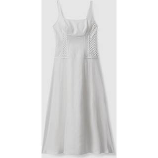 Reiss Etta Hør Corset Midi KjoleEU 38 (UK 10)