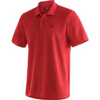 Maier Sports Ulrich Polo-shirt Herrer størrelse S farve rød