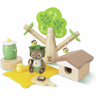 Hape Honey Bees Picnic Green Planet Explorers | Uddannelsesbi og bikube leget?j i b?rn i alderen 3+ ?r