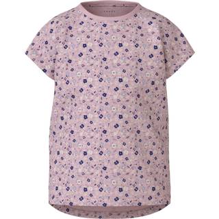Name It Parfait Pink Small Flowers Top