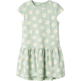 Name It Silt Green Daisy Flowers Kjole