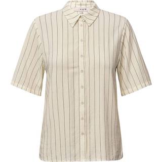 A-View - Lerke Stripe Shirt - 005 Off White