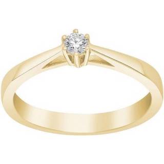 Siersbøl - Afrodite ring i 14kt. guld m. 0,10ct. diamant
