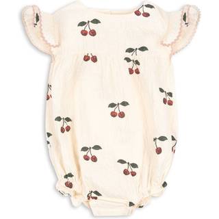 Konges Sløjd GOTS Elin Romper Ma Grande Cerise 9 months  Creme  9 måneder  kvinde
