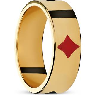 Ace | Guldfarvet Pokerkort Kulør Ring