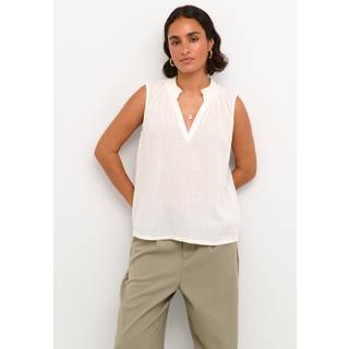 Kaffe KAalice Top - Hvid - Str 34 - Damer
