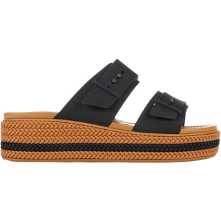Crocs women Brooklyn Woven Buckle Sandals Black 37