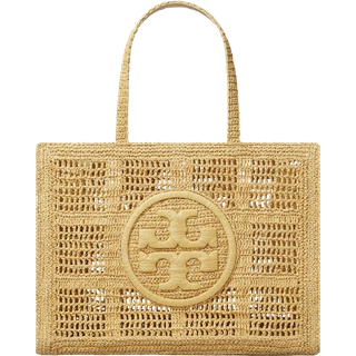 Tory Burch Tory Burch Natural Ella Hand-Crocheted Large Tote Bag