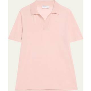 Gabriela Hearst Stendhal cashmere polo sweater - pink - EU 50
