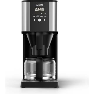 AIVIQ Grind &#39;N Brew Inspire - Automatisk Filter Kaffemaskine med Kværn - AGC-321 - Rustfrit stål