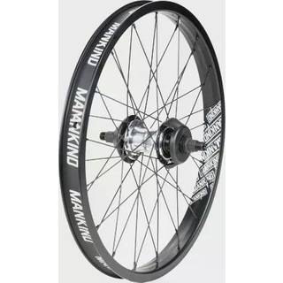 Mankind Vision 20" Freecoaster BMX Baghjul (Matt Black/Polished Silver - Right hand drive)